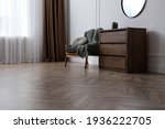 Modern Living Room With Parquet ...