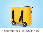 Yellow Thermo Bag On Wheels...
