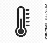 Thermometer Vector Icon With...