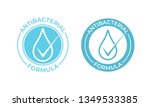 antibacterial vector icon. anti ... | Shutterstock .eps vector #1349533385