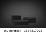 podium platform on 3d base... | Shutterstock .eps vector #1834317028