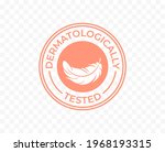 dermatologically tested icon ... | Shutterstock .eps vector #1968193315