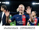 Small photo of Jackie Groenen during the Women's Champions League football (soccer) match Paris Saint-Germain (PSG) VS Manchester United at Parc des Princes stadium in Paris, France on October 18, 2023.