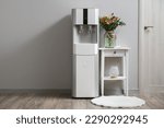 Modern water cooler and vase...