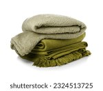 Different soft folded blankets...