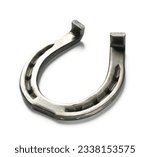 Metal horseshoe isolated on...