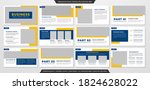 set of presentation layout... | Shutterstock .eps vector #1824628022