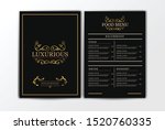 restaurant food menu template.... | Shutterstock .eps vector #1520760335