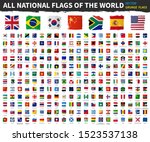 all national flags of the world ... | Shutterstock .eps vector #1523537138