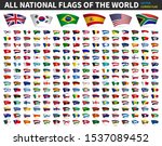 all national flags of the world ... | Shutterstock .eps vector #1537089452
