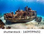 Ship Wreck Underwater Cozumel...