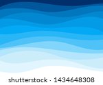 abstract blue water wave... | Shutterstock .eps vector #1434648308