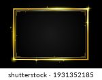 gold frame square art... | Shutterstock .eps vector #1931352185