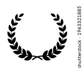 black laurel wreath best award... | Shutterstock .eps vector #1963321885