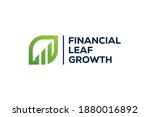 financial growth leaves logo... | Shutterstock .eps vector #1880016892
