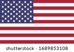 unites states of america flag.... | Shutterstock .eps vector #1689853108