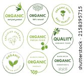 organic food  natural food ... | Shutterstock .eps vector #2158395715