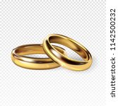 Golden Wedding Rings 3d...