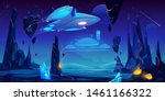 spaceship  interstellar station ... | Shutterstock .eps vector #1461166322