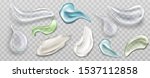 scrub and gel smears swatch set.... | Shutterstock .eps vector #1537112858