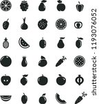 solid black flat icon set... | Shutterstock .eps vector #1193076052