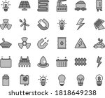 thin line gray tint vector icon ... | Shutterstock .eps vector #1818649238
