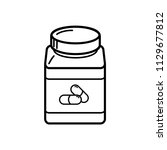 capsule  pill  medicine icon... | Shutterstock .eps vector #1129677812