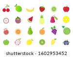 fruits collection set ... | Shutterstock .eps vector #1602953452