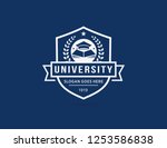 university logo template | Shutterstock .eps vector #1253586838