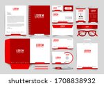 corporate identity set.... | Shutterstock .eps vector #1708838932