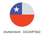 chile flag vector white... | Shutterstock .eps vector #1612697662