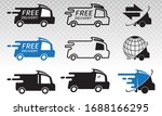 fast shipping   delivery truck... | Shutterstock .eps vector #1688166295