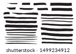 hand drawn vector lines. black... | Shutterstock .eps vector #1499234912