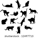 cats | Shutterstock .eps vector #12497713