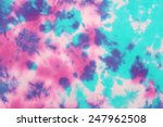 Tie dyed pattern on cotton...