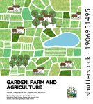 garden  agriculture and farm... | Shutterstock .eps vector #1906951495