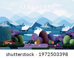 nature and landscape. vector... | Shutterstock .eps vector #1972503398