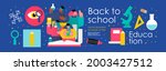 back to school and education.... | Shutterstock .eps vector #2003427512