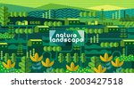 nature and landscape. vector... | Shutterstock .eps vector #2003427518
