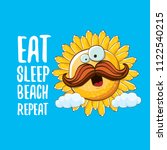 Eat Sleep Beach Repeat Vector...