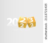 2023 happy new year creative... | Shutterstock .eps vector #2113721435