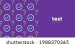 pattern  question and answer.... | Shutterstock .eps vector #1988370365
