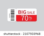 coupon template isolated on... | Shutterstock .eps vector #2107503968