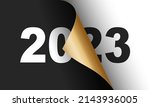 happy new year 2023 winter... | Shutterstock .eps vector #2143936005