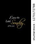happy sunday quote design  | Shutterstock . vector #1270172788