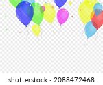 colorful balloon background... | Shutterstock .eps vector #2088472468