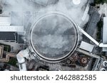 Chimney of thermal power plant...