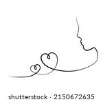 female tender love vector stock ... | Shutterstock .eps vector #2150672635