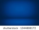 abstract luxury dark blue room... | Shutterstock . vector #1344808172