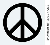 peace sign. | Shutterstock .eps vector #271377218